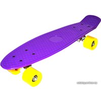 Пенниборд Zez JY-209 (фиолетовый/желтый)