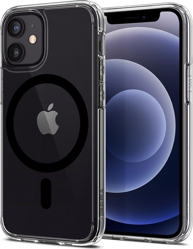 

Чехол для телефона Spigen Ultra Hybrid Mag (MagFit) для iPhone 12/12 Pro ACS02626 (черный)