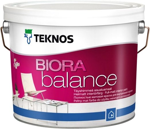 

Краска Teknos Biora Balance 2.7л (база 1)