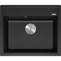 Кухонная мойка ZorG Rock 60 Premium black metallic