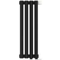 Стальной трубчатый радиатор Сунержа Эстет-00 EU50 500х180 4 секции (матовый черный)