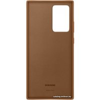 Чехол для телефона Samsung Leather Cover для Galaxy Note 20 Ultra (коричневый)