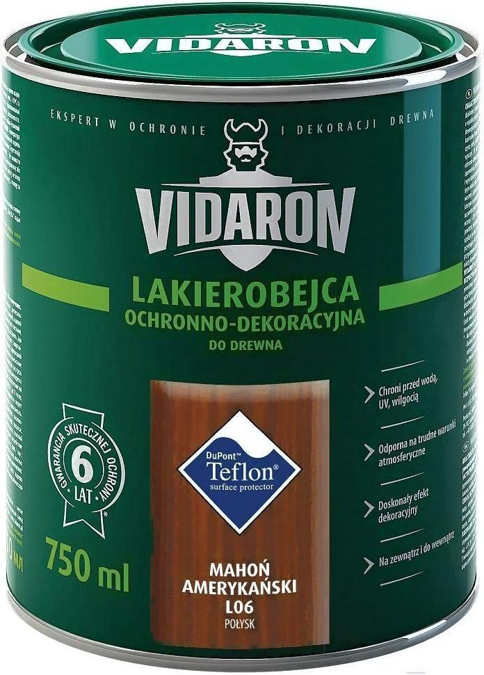 

Лак Vidaron Лакобейц L06 0.75 л (американское красное дерево)
