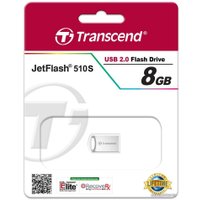 USB Flash Transcend JetFlash 510S 8GB Silver (TS8GJF510S)