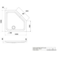 Душевой поддон Triton ПД29 100x100
