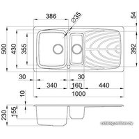 Кухонная мойка Elleci Master 475 G59 Antracite