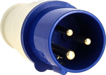 Вилка кабельная EKF 013 2Р+РЕ 16А 220В IP44 ps-013-16-220