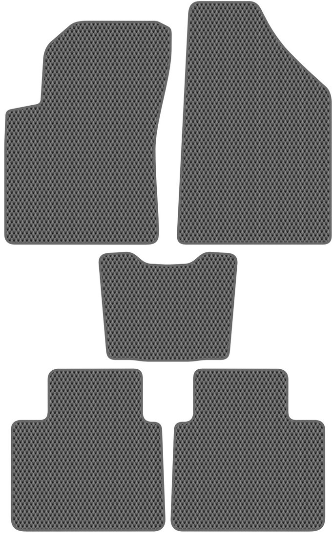 

Комплект ковриков для авто Alicosta Chevrolet GROOVE I (suv / SUV) 2020 - Н.В. (серый, ромб)