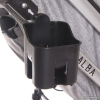 Универсальная коляска Lorelli Alba Set 2021 (3 в 1, черный)