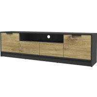Тумба Интерлиния ТВ Концепт КТ-ТВ4-50 (дуб нокс/антрацит)