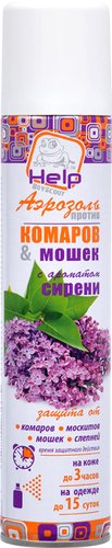 Спрей от насекомых Help От Комаров и мошек Сирень 80219 (200 мл)