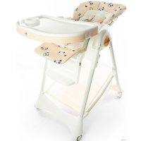 Высокий стульчик ForKiddy Podium Toys 0+ (два чехла +х/б вкладыш, кремовый)