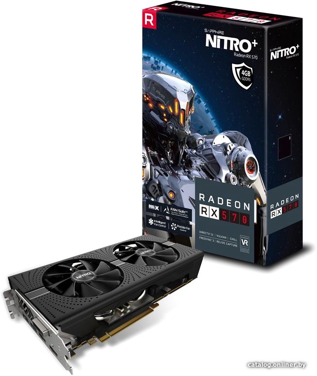 Sapphire Nitro+ Radeon RX 570 4GB GDDR5 [11266-14] видеокарту