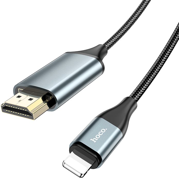 

Кабель Hoco UA15 Lightning - HDMI (2 м, черный)