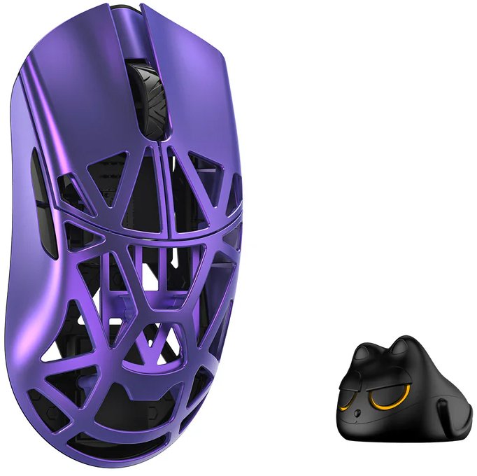 Игровая мышь WLMouse Beast X Pro Omron Solid Sides (фиолетовый)