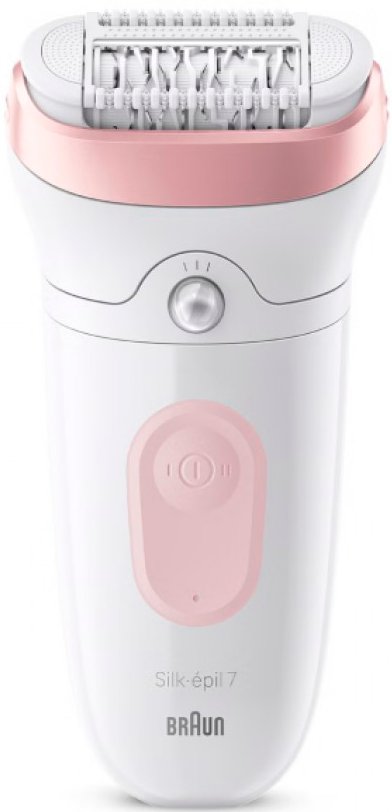 Эпилятор Braun Silk-epil 7 SE 7-000 (белый/розовый)
