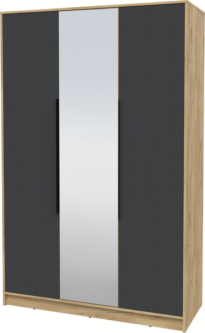 

Шкаф распашной Интерлиния Концепт Лайн КТ-Ш3з (дуб золотой/пепел)