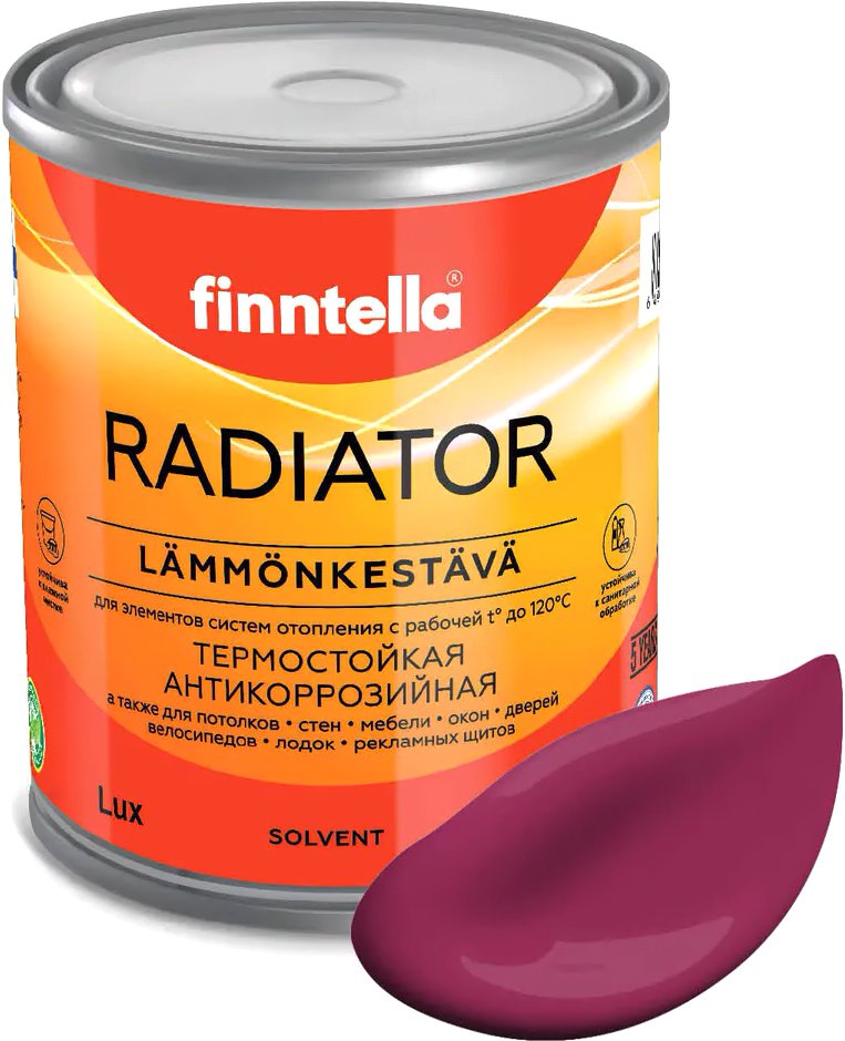 

Краска Finntella Radiator Kirsikka F-19-1-3-FL126 2.7 л (светлая вишня)