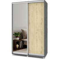 Шкаф-купе Modern Роланд Р642 (камень темный/ирландский дуб)