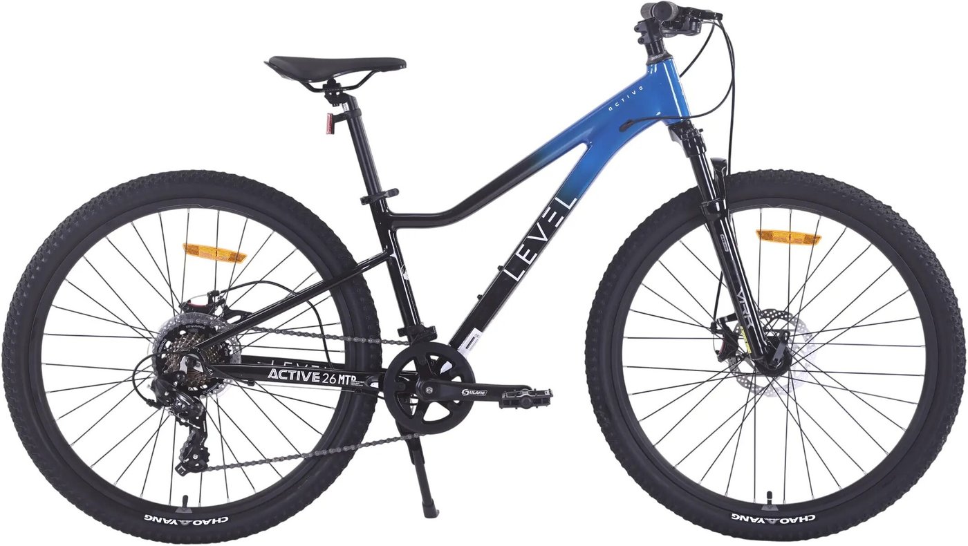 Велосипед Level Active 26 р.14 2026 (черный/синий градиент)