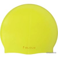Шапочка для плавания Elous EL009 (лица, желтый)