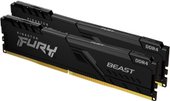 FURY Beast 2x8GB DDR4 PC4-29800 KF437C19BBK2/16