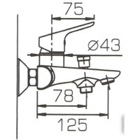 Смеситель Bravat Drop F64898C-01A