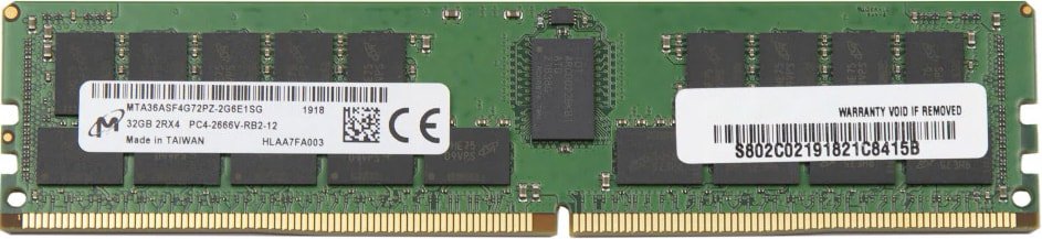 

Оперативная память Micron 32GB DDR4 PC4-21300 MEM-DR432L-CL03-ER26