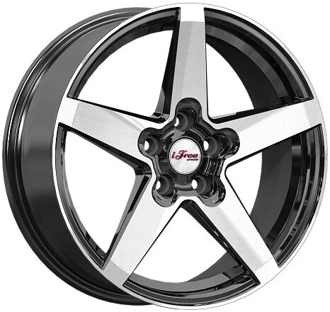 

Литые диски iFree Токен (КС1127) 17x6.5" 5x112мм DIA 57.1мм ET 37мм Блэк джек