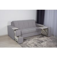 Диван DiArt Джаз 1550 с подлокотниками Бруклин (велюр Магия 53/прав/крафт)