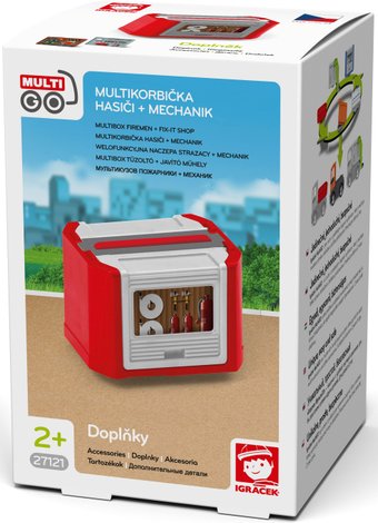 Кузов игрушечный Efko пожарники и механики для грузовика (красный/белый)