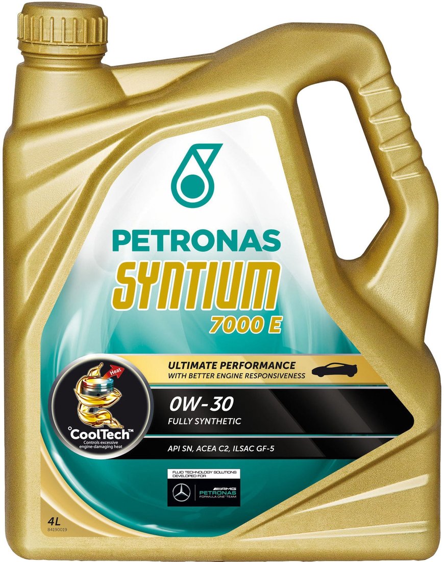 

Моторное масло Petronas Syntium 7000 E 0W-30 4л