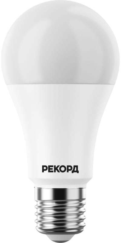 

Светодиодная лампочка Рекорд LED А60-U 12W Е27 6500К