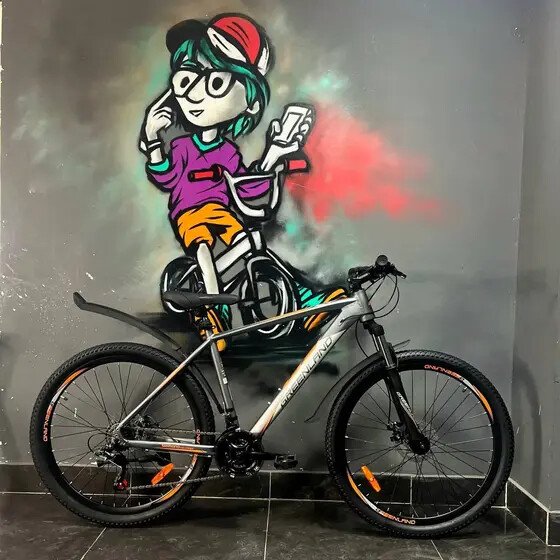 

Велосипед Greenland Everest 1.0 27.5 р.19 2026 (серый/оранжевый)