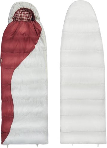 

Спальный мешок Atemi Quilt 350LN (левая молния, серый/красный)