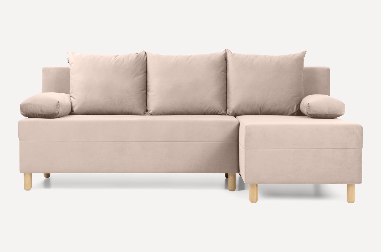 

Угловой диван Divan Амрано Velvet Caramel 260005 (бежевый)