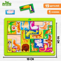 Развивающая игра Лесная мастерская Головоломка. Тетрис. Животные мира 4276098
