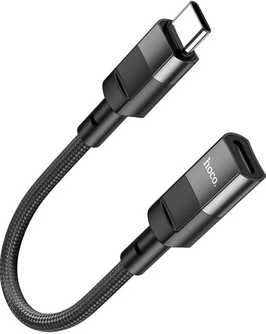 

Адаптер Hoco U107 USB Type-C - Lightning (10 см, черный)
