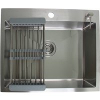 Кухонная мойка Wisent WS-37050D/GER013 (с сифоном, дозатором и коландером)