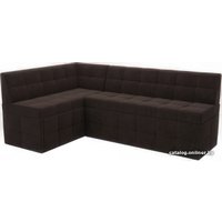 Угловой диван Мебель-АРС Атлантис левый 212x84x135 (кордрой коричневый)