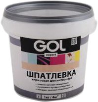 

Шпатлевка GOL Expert интерьерная (4.5 кг)