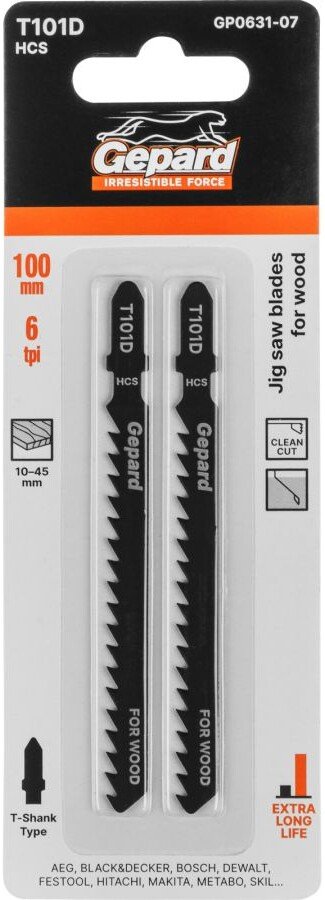 

Набор пильных полотен Gepard GP0631-07