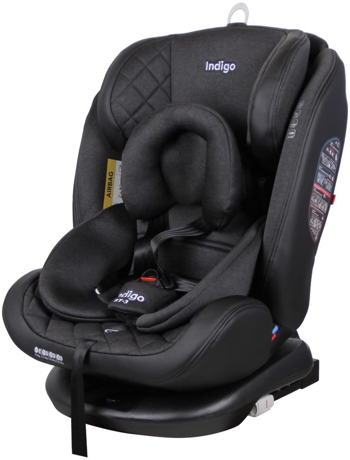 

Детское автокресло Indigo Aero Isofix (черный)