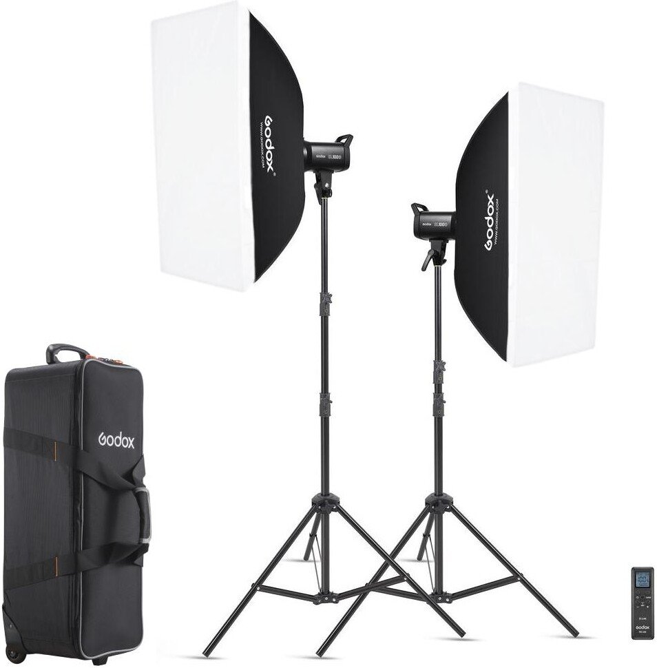 Комплект студийного света Godox SL100BI K2