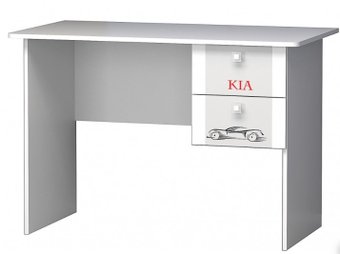 Стол Премиум Смарти (белый/машинки)