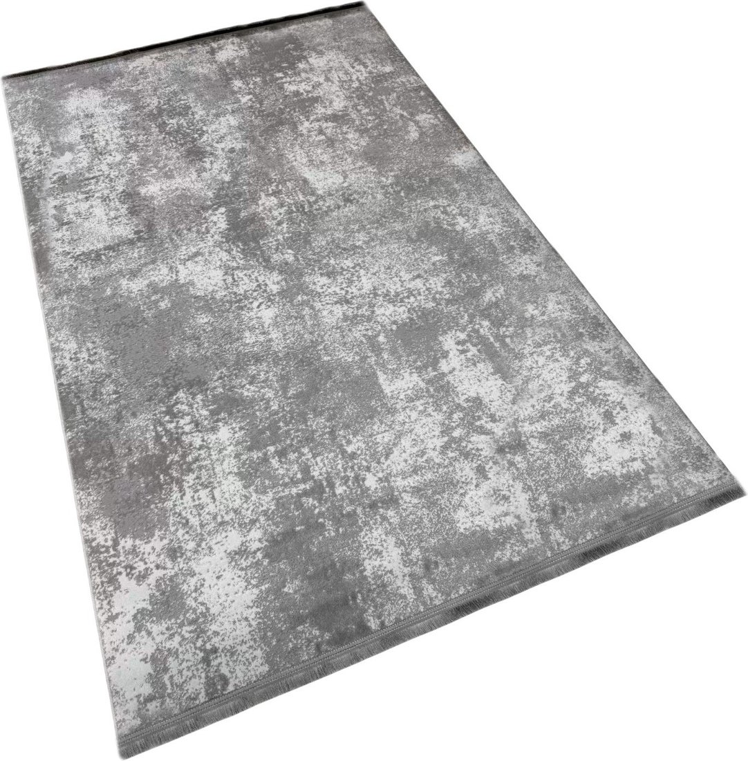 

Ковер для жилой комнаты Radjab Carpet Амаль Прямоугольник 0901A 13095RK (2x4, Grey/Grey)