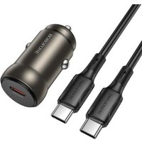 Автомобильное зарядное Borofone BZ32 USB Type-C (золотистый) в Бресте
