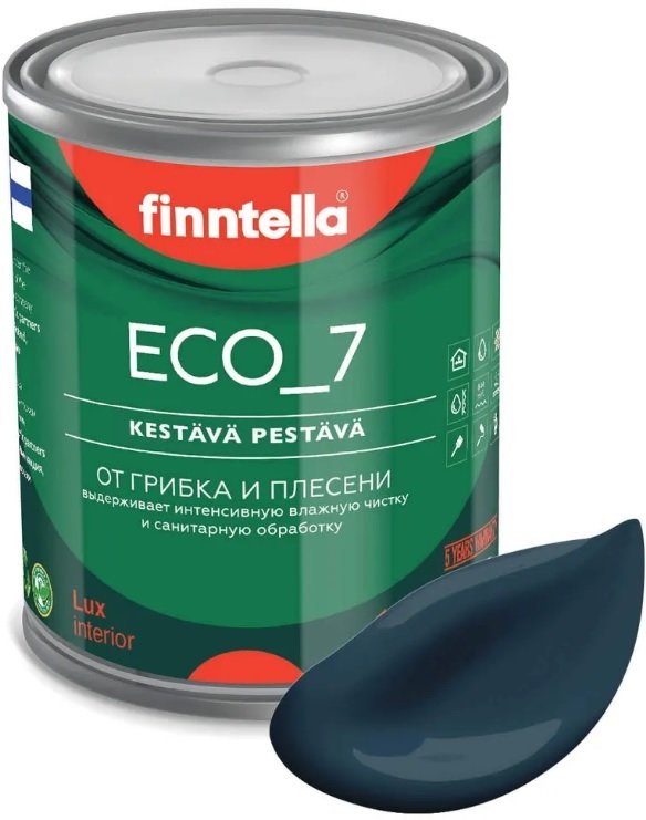 

Краска Finntella Eco 7 Yo F-09-2-1-FL009 0.9 л (сине-зеленый)