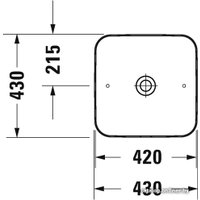 Умывальник Duravit Cape Cod 2340430000