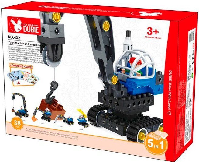 

Конструктор Dubie Экскаватор 432